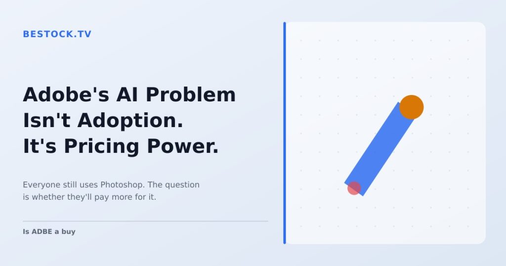 Adobe at One Billion Users: Can AI Be Sold Separately?