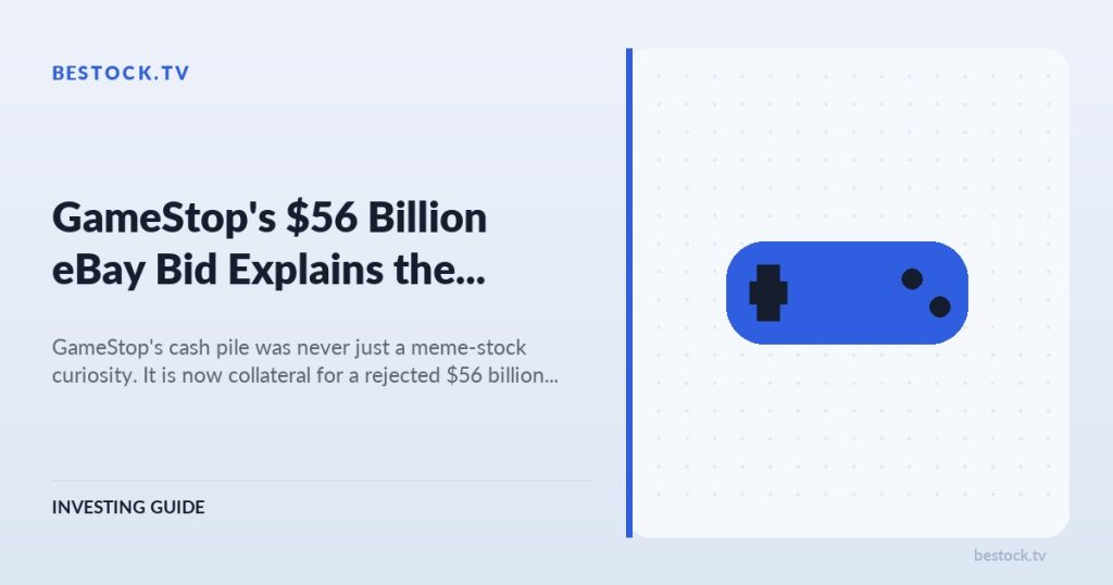 GameStop’s $56 Billion eBay Bid Explains the Cash Pile