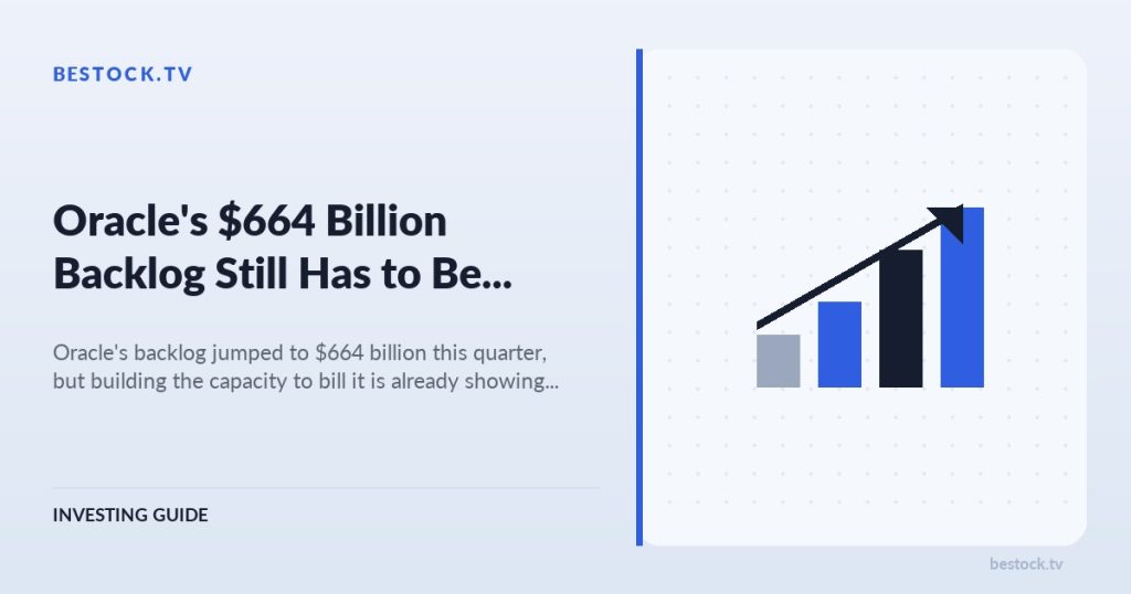 Oracle’s $664 Billion Backlog Still Has to Be Built