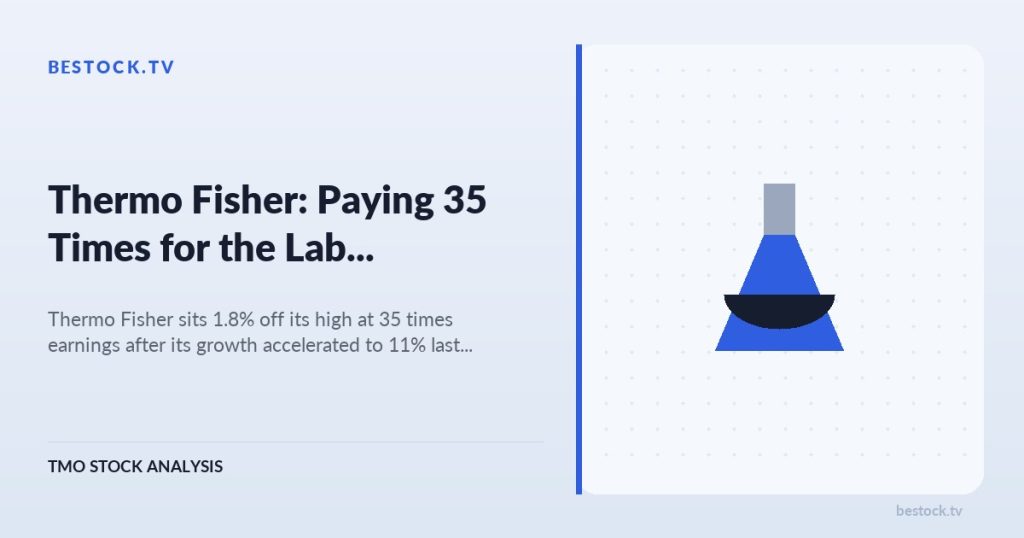 Thermo Fisher (TMO): Paying 35 Times for the Lab Standard