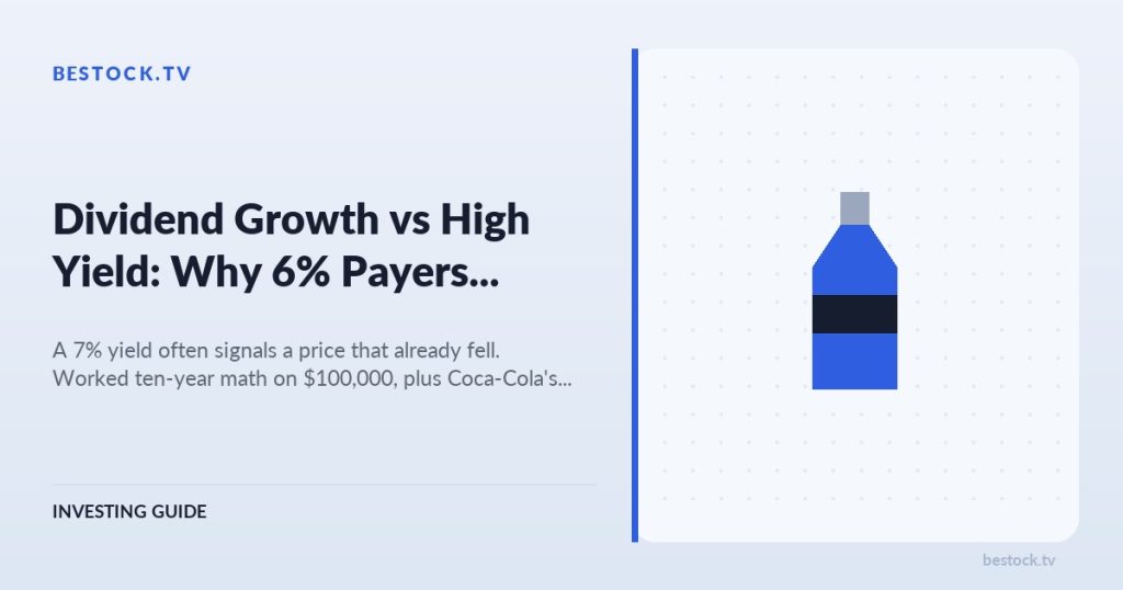 Dividend Growth vs High Yield: Why 6% Payers Often Disappoint