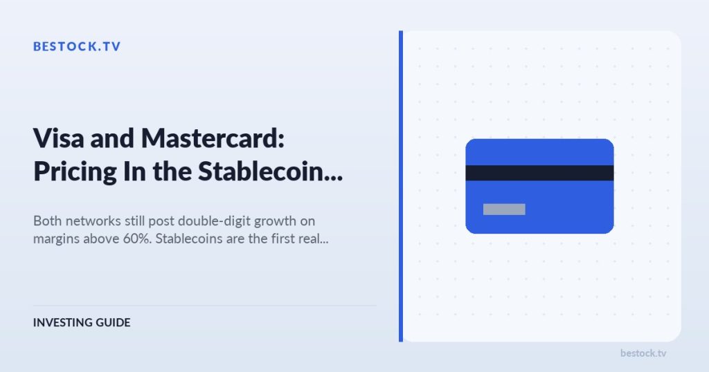 Visa and Mastercard: Pricing In the Stablecoin Threat